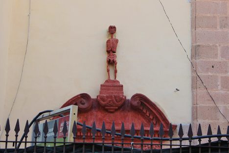 The skeleton of Santa Prisca