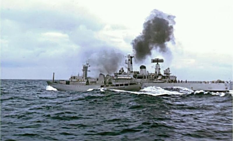 The HMS <em>Scylla</em> and <em>Odinn</em> collide.