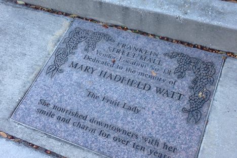 Mary Hadfield Watt's Memorial