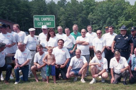 All the Phils of the 1995 Phil Campbell Convention.