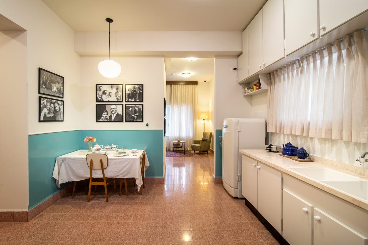 This kitchen was used during the week by Golda Meir during her tenure as prime minister.
