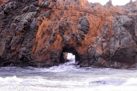 Keyhole Arch at Pfeiffer Beach