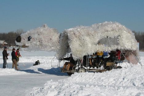 A Festival on a Frozen Lake: The Art Shanty Projects of Minnesota