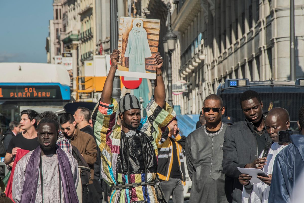 At International Khassida day in Madrid, Spain, Senegalese immigrants celebrate the legacy of the Sufi leader.