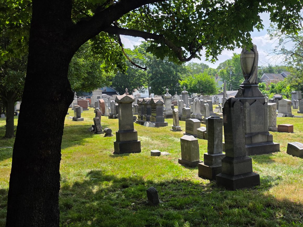 Fir Street Cemetery (detail), Cleveland.