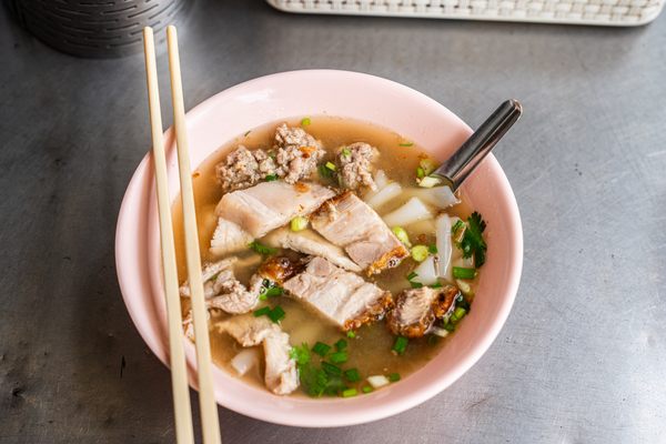 Nai Ek Roll Noodle in Bangkok, Thailand