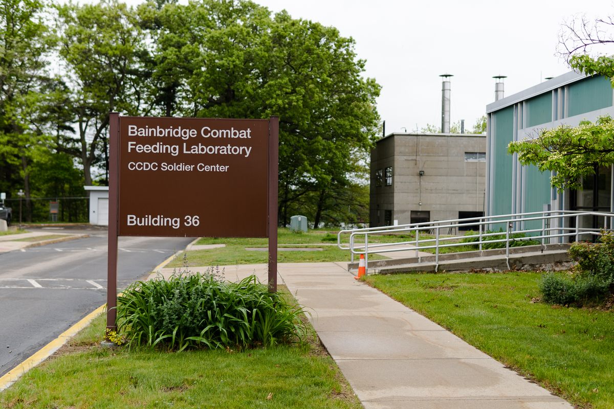 The entrance—and official name—of the military R&D center commonly called Natick Lab.