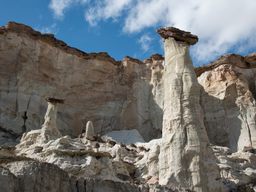 Hoodoos from ground level