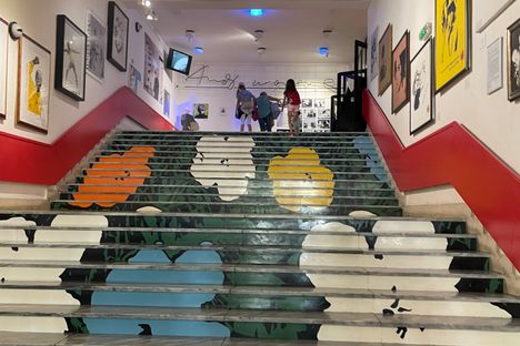 The entryway to the main exhibition