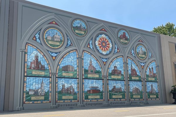 In Portsmouth, Ohio, a Functional Floodwall Has Been Transformed Into an Outdoor Gallery Celebrating the City's History