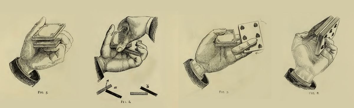 There's an art to shuffling a deck of cards for a magic trick.