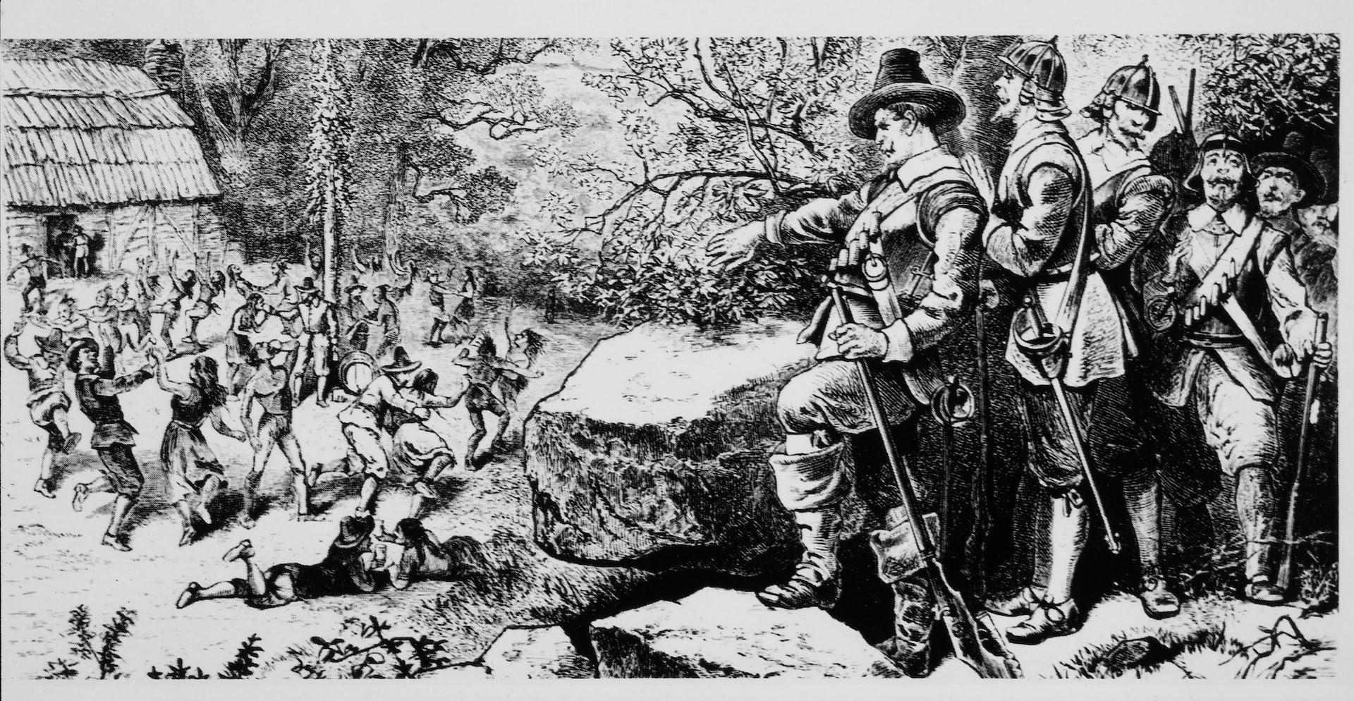 The Puritans saw May Day celebrations as a test from God.