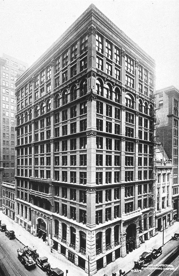 Chicago's Home Insurance Building, now considered the first official skyscraper.
