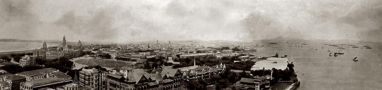 A view of Mumbai, early 1900s.