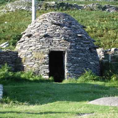 A beehive house.