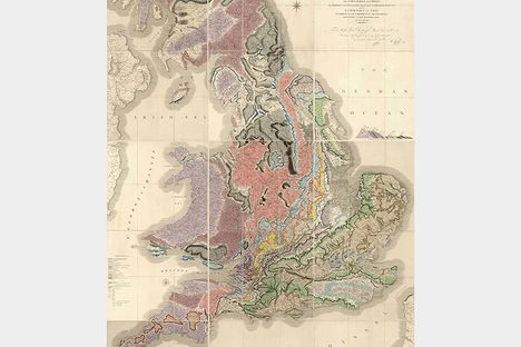 William Smith’s Geological Map of England.