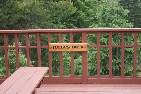 Julia’s deck.