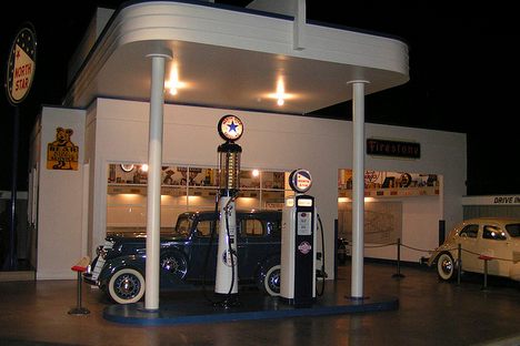 1930s-era service station