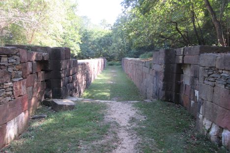 One of the mostly-intact locks from the site.