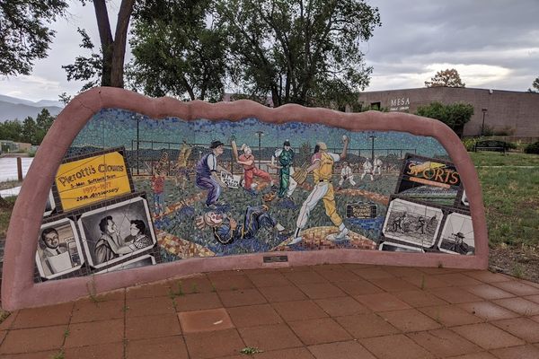 Picture - Pierotti’s Clowns Monument in Los Alamos, New Mexico