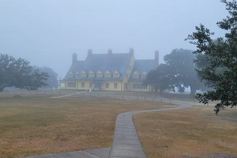 The house on a foggy day