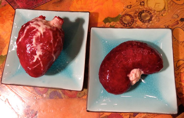 When not making otherworldly eats, Poon also needs to make convincing-looking food props, from human heart-shaped brioche to food for actors with dietary restrictions.