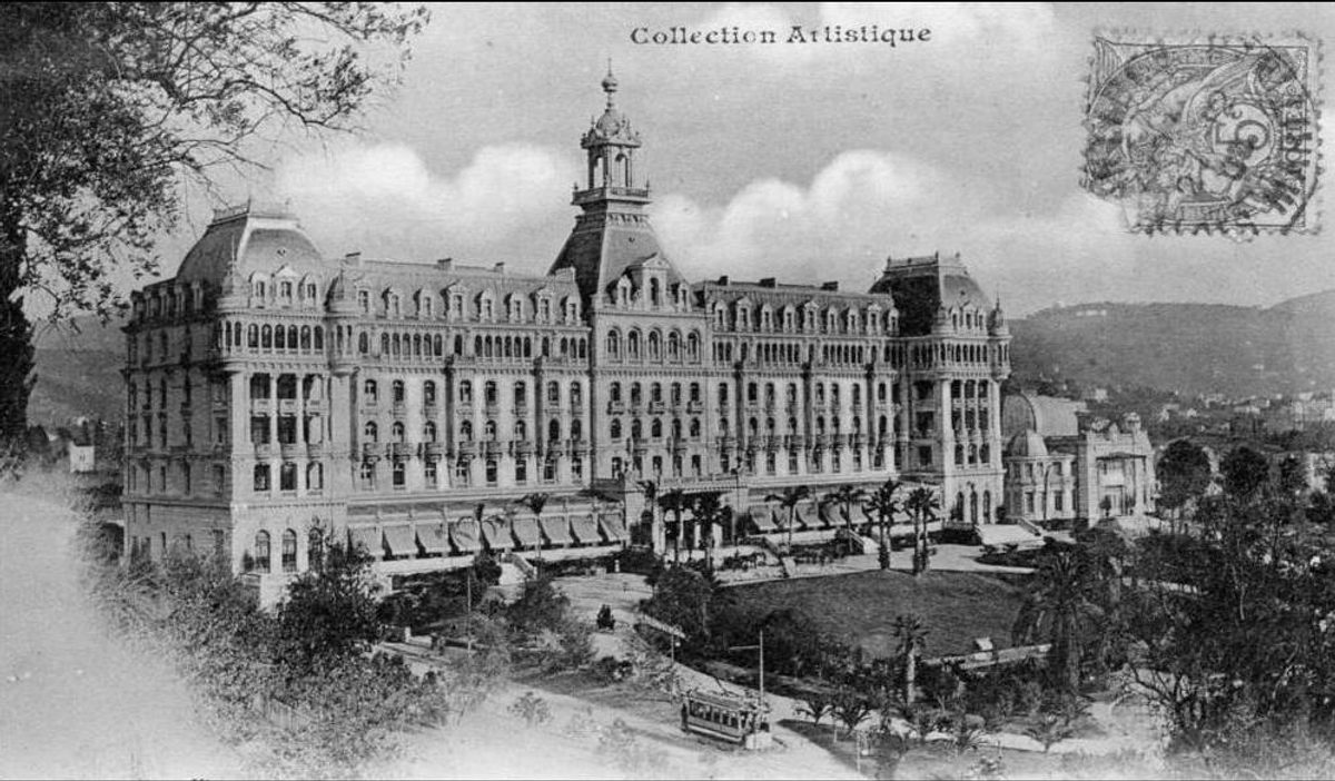 Nice's Hôtel Impérial, site of the Comtesse de Monteil's arrest. The building is now a high school.