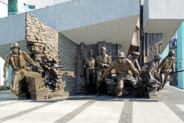 The Warsaw Uprising Monument.