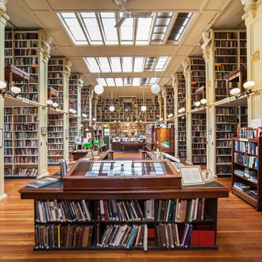 The main reading room of the Athenaeum.
