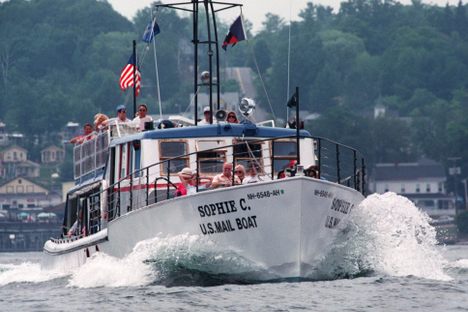 U.S. Mailboat Sophie C. heading out, circa 1995