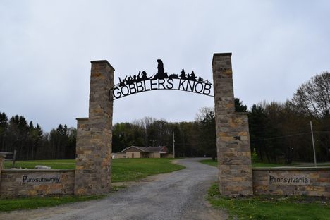 Gobbler's Knob entrance way. 