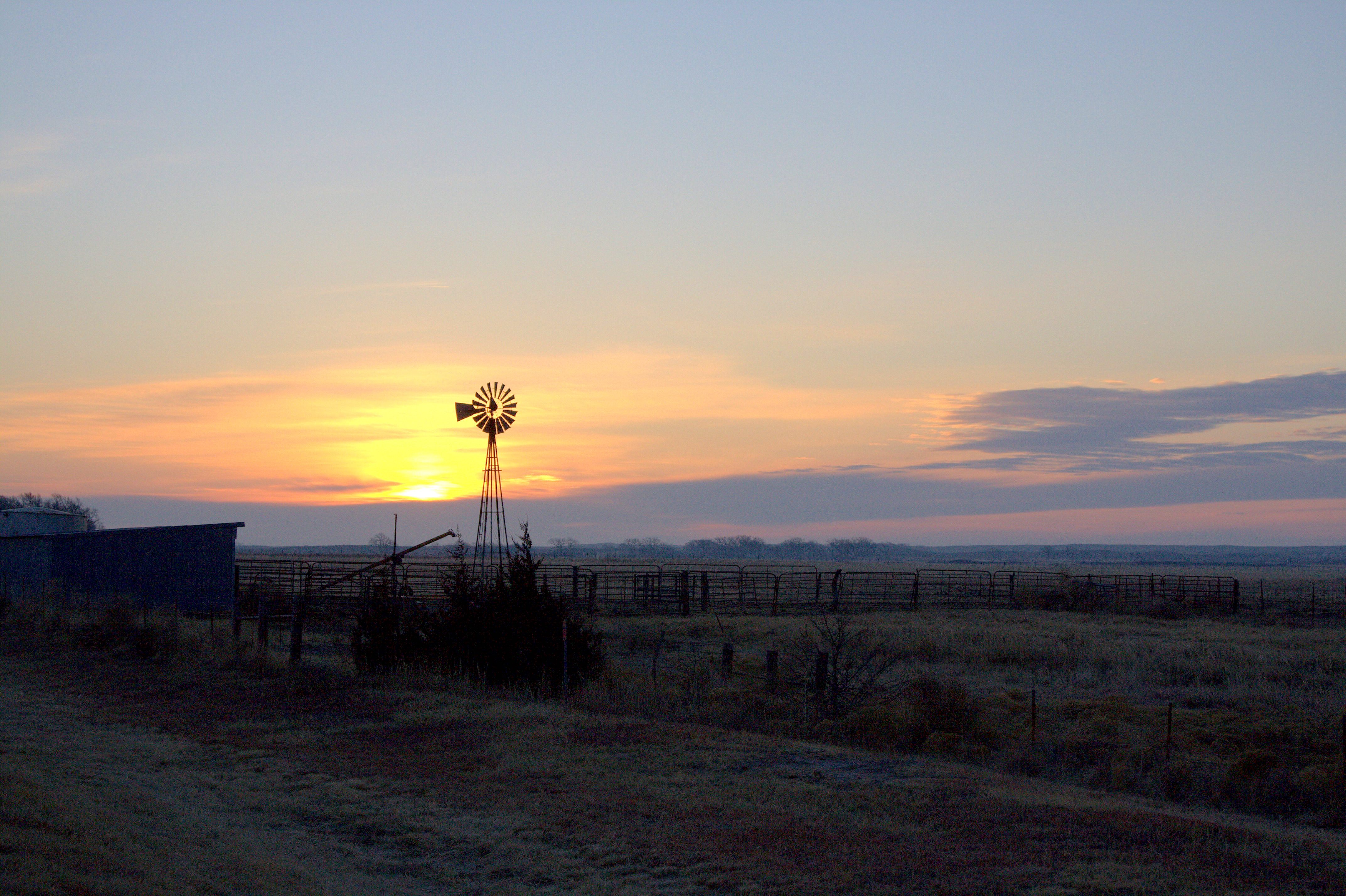 A lovely Kansas sunrise.