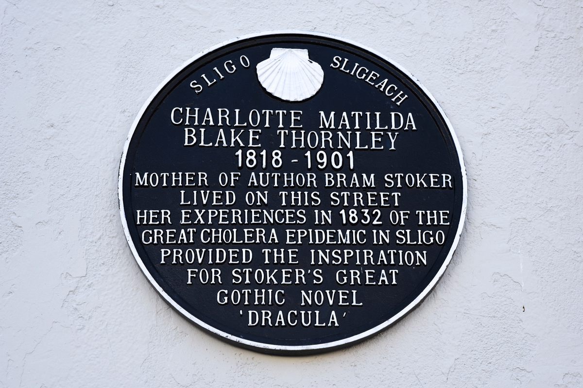 Stoker's mother, Charlotte Thornley, was 14 years old when the outbreak hit Sligo.