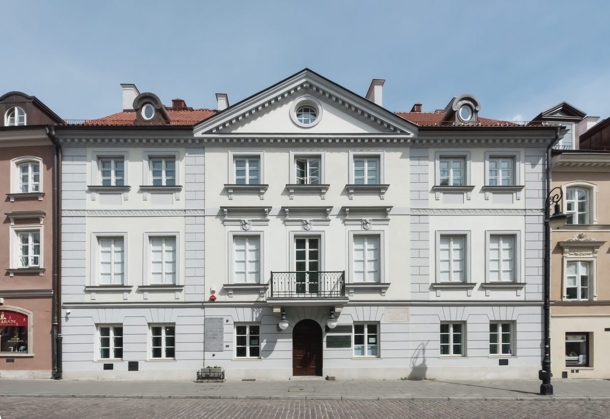 Marie Curie, then Maria Skłodowska, was born on November 7, 1867, in this Warsaw tenement house. The youngest of five children, Marie had three older sisters and a brother.
