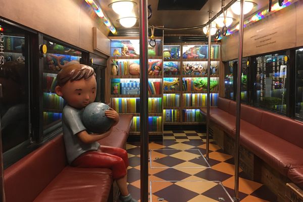 Inside the bus