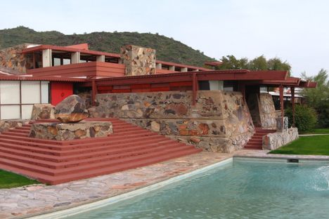 Taliesin West, in Scottsdale, Arizona, was architect Frank Lloyd Wright's winter home and school in the desert from 1937 until his death in 1959.