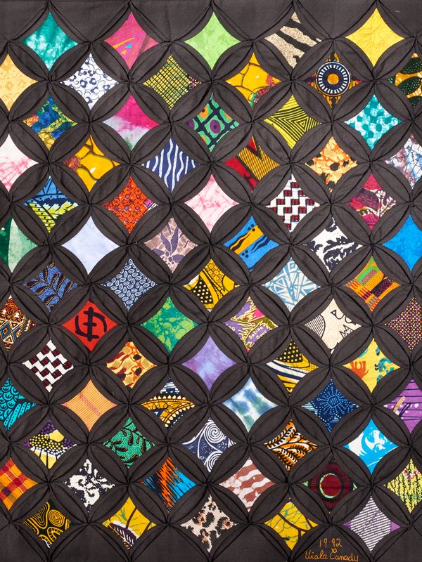 Viola Canady. Cathedral Window, 1992. Quilt, 28 1/2 x 24 1/2 in. (Collection of the Anacostia Museum, Smithsonian Institution, Washington, DC.)