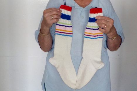 The World's Most Romantic Socks Are Knitted on an Active Volcano