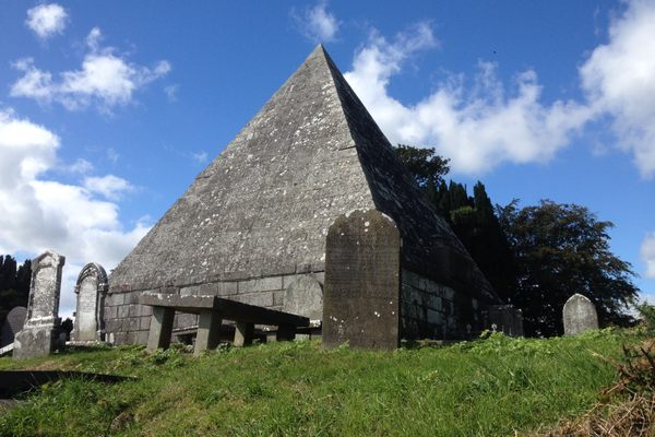Howard pyramid mausoleum at Old Kilbride Cemetery in Arklow.