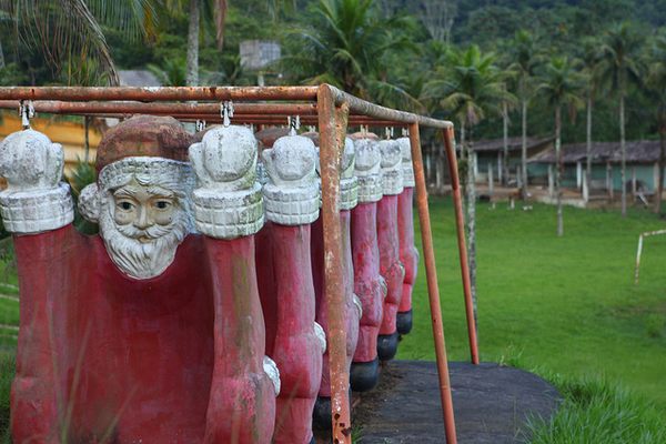 The abandoned Santa park.
