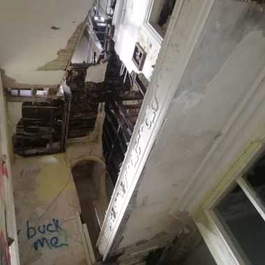 Up main stairs
