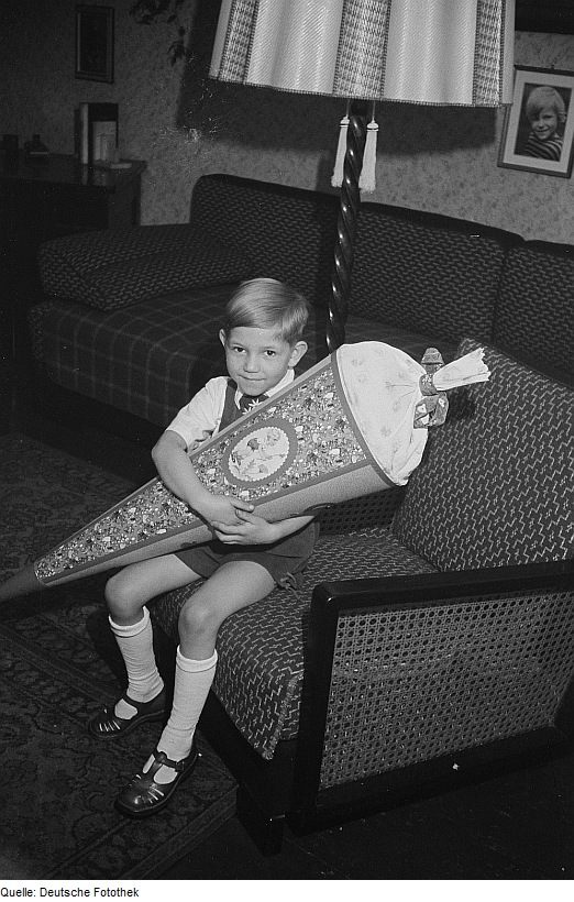 Boy with Schultute, 1950