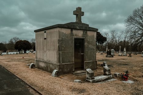 The Marconnott Mauseolum in Mount Olive Cemetery 