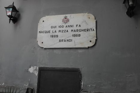 Birthplace of the Pizza Margherita Plaque