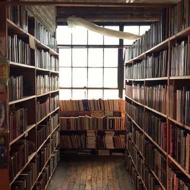 The stacks of John K. King Used & Rare Books.