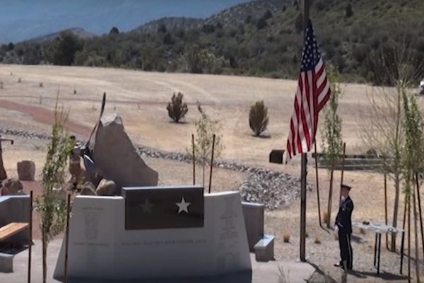 The memorial is the first on Forest Service land