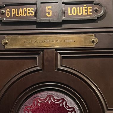 Box 5 at the  Paris Opera 