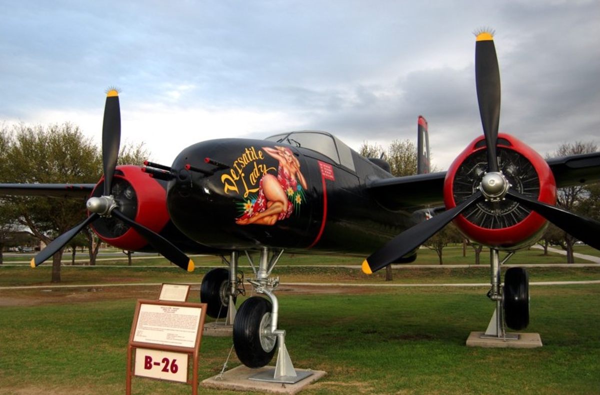 Now known as <em>Versatile Lady</em>, the aircraft was painted to resemble a Korean War plane.
