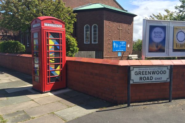 OMD telephone box.