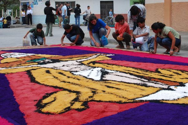 The Sawdust Alfombras of Comayagua